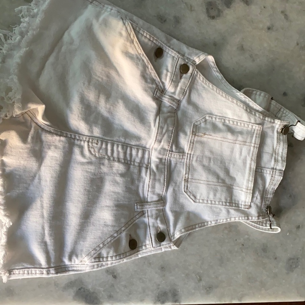 Wild Fable White Denim Overalls